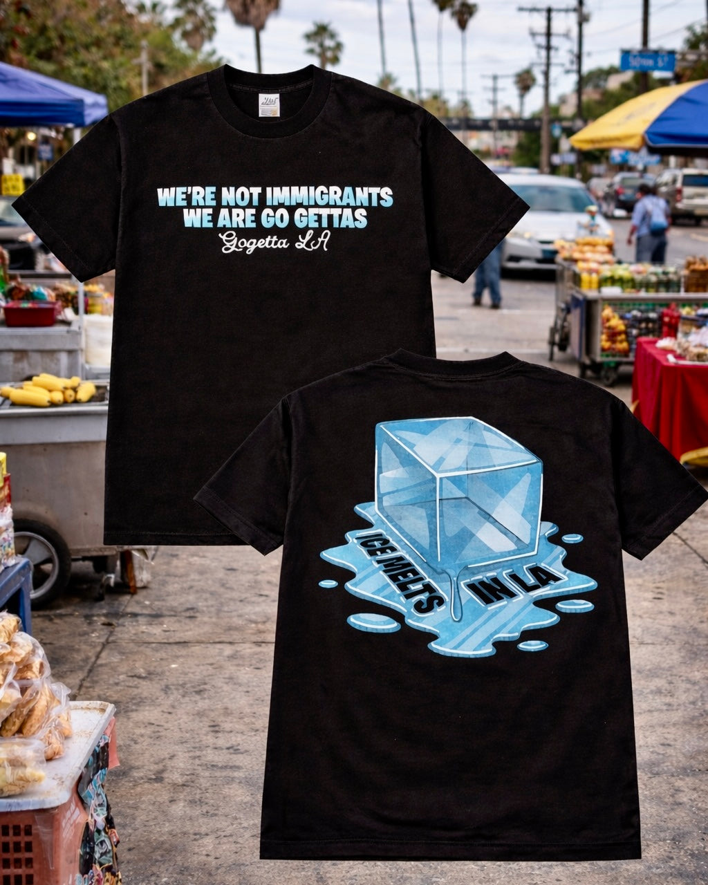 “ICE MELTS IN LA”T shirt
