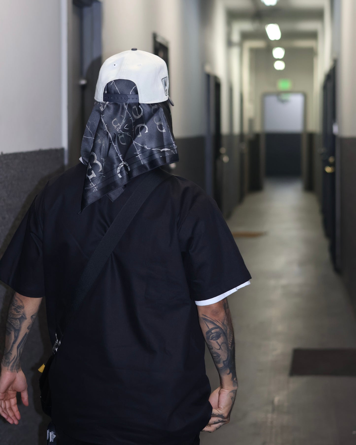 TwoGees “ Barbedwire “ Silk Scarf