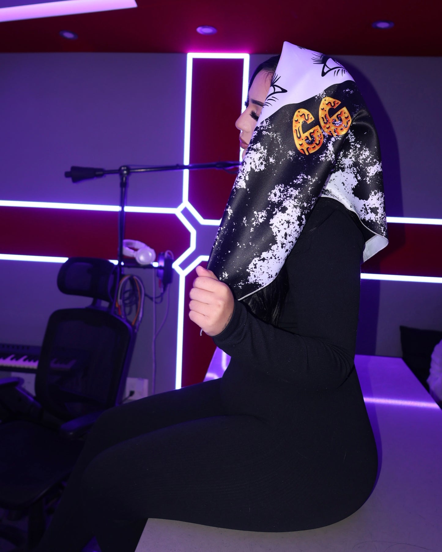 TwoGees “Vision” Silk Scarf