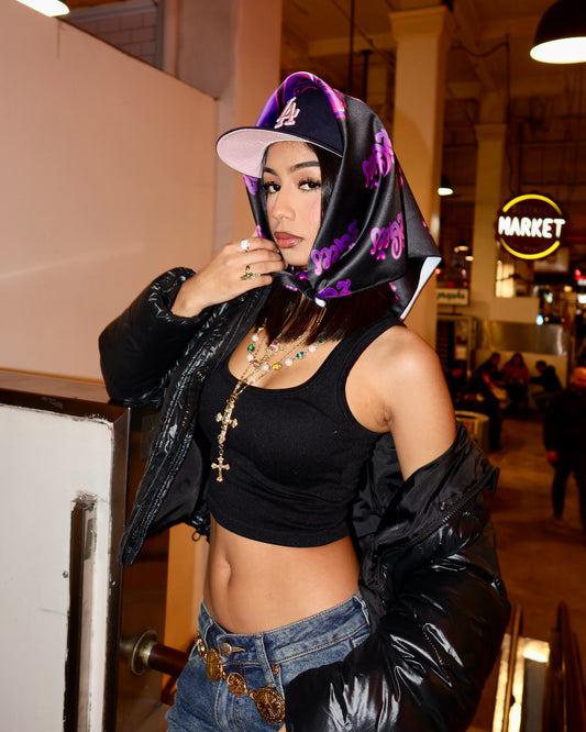 TwoGees “Airbrush” Silk Scarf